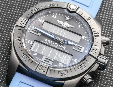 breitling exospace b55 digital watch|breitling exospace review.